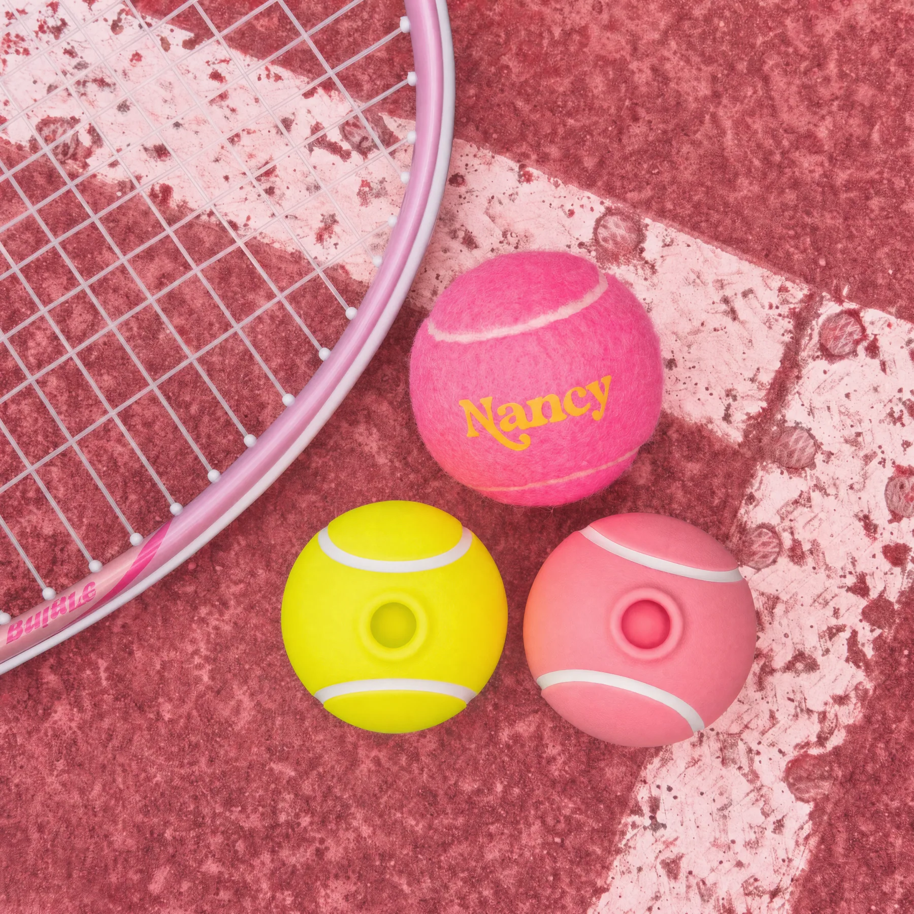 Ace tennis ball massager — in hand
